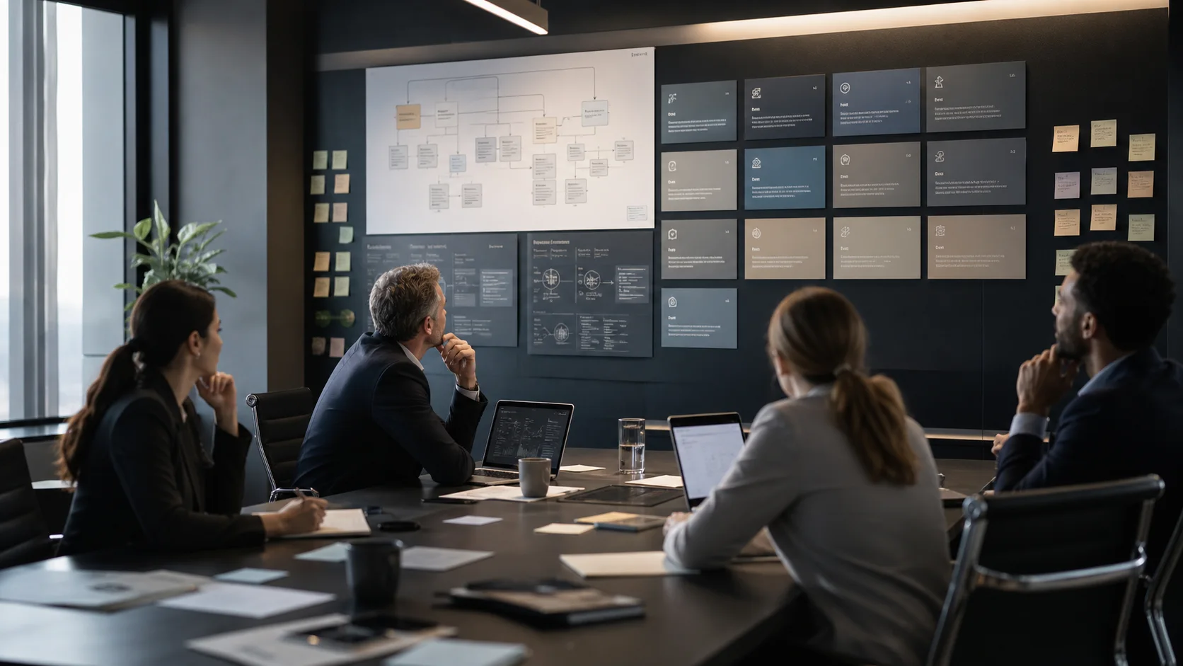 AI strategy and leadership workshop with roadmap and governance planning